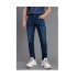 Denim Skinny Fit Straight Leg Men's Soft Moto Jeans with Customizable Patches