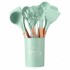 Kitchen Essentials Silicone Cooking Utensils Set with Wooden Handles