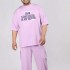 Cotton and Silk Blend Casual Lounge Set - Customizable Pajamas and Bathrobe for Men