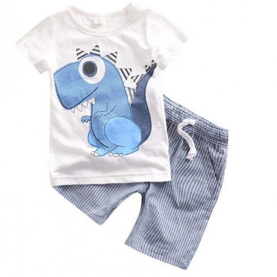 Hot Sale Boys Clothing Children Summer Boys Clothes Cartoon Kids Boy Clothing Set T-shit+Pants Cotton