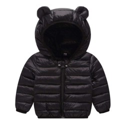 Winter Baby Clothing Bear Ears Cotton Down Parkas Children Hooded Jacket Toddler Snowsuit Coats