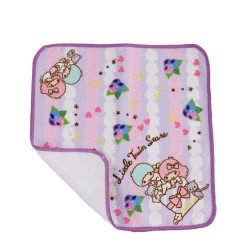 Cartoon design printed wash cloth handkerchief baby kids small square hand soft cotton face towel