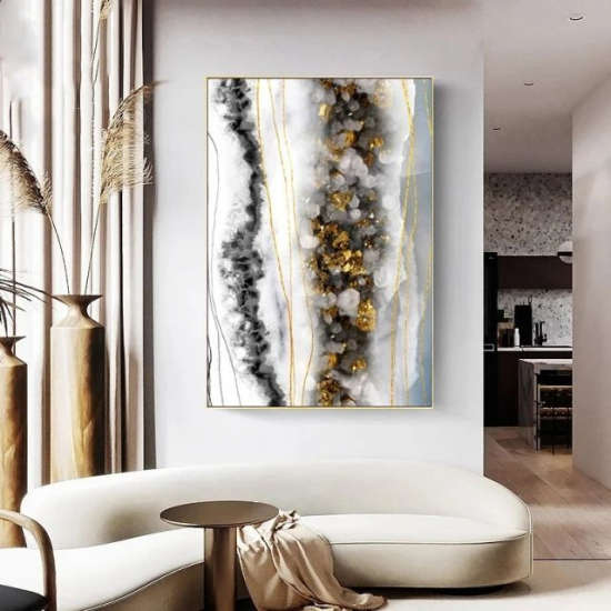 60*120 Modern Picture Decorative Living Room Bedroom Wall Decorative Oil Painting Art Wall Mural Artwork For Dining Room