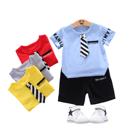 wholesale customize Kids Boy Clothes Set Baby Wear Wholesale Children's Boutique Clothes