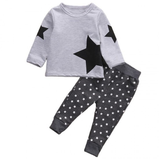 Children'S Clothing Sets Kids Baby Suit Casual Modern Baby Cloths Two Piece 3-6 Months