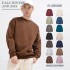 Men's SweatShirt With Crew Neck 2024 Hot Design OEM Custom Made Men Fleece Plain Sweatshirt With Long Sleeve