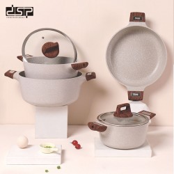 DSP Hot Sale Professional Cookware Set Household Cooking Pot Casserole Soup Pot Four-piece Combination Pot Set