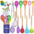 33 pcs Kitchen Cooking Utensils Set Non-stick Silicone Cooking Kitchen Utensils Spatula Set with Holder