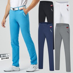 Factory direct price golf trousers stretch quick dry breathable men's trousers casual sports trousers