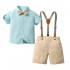 2024 New boys gentleman clothes set kids boy 2pcs outfit