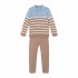 Stripe Casual 12 Years Boys Clothes Long Sleeves Knitted Baby Kid Cotton Round Neck Sweater Clothing Children Knit Kids Boy Sets