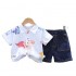 Summer Children's Clothing Sets Boy Clothing Baby Infant Boys Clothing Sets A1288