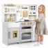 Girls Cooking Kitchen Toys Wooden Pretend Play Kitchen Simulation Cooking Utensils Set Wooden Simulation Kitchen Set Toys