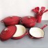 Cast iron enamel kitchen utensils pots and pans kitchenware