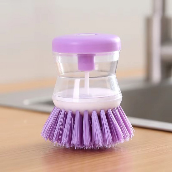 New Design Kitchen Household Wash Tools Utensils Sink Scrubber Liquid Plastic Dish Pot Cleaning Brush