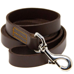 1pc MOQ to Customized Logo Leads and Collars Rope Big Large Medium Small Dogs Full Grain Genuine Leather Dog Leash