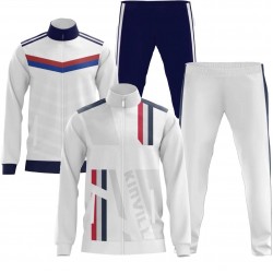 Men Tracksuits For Custom Male Winter Couples 3 Piece Mens High Quality Set Woven Casual Thick White Unbranded Tracksuit