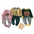 Good quality cotton fabric baby clothes cheaper price baby 2pcs clothing set