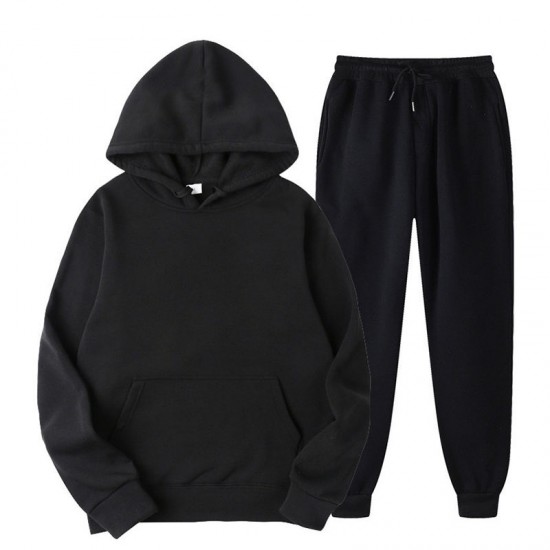 mens Oversize Gym Gear Set 100% Cotton mens Heavy Weight 2 Piece Set mens Two Pieces Athletic Jogging Set