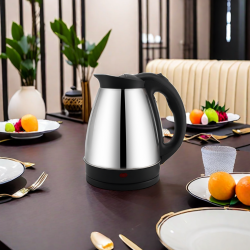 New Wholesale SS201 304 Stainless Steel Modern Style 1.8LHeater Jug Electric Water Boiler Tea Kettle With Customized Plug