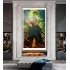 Handmade oil painting cartoon character wall painting luxury home decoration oil painting