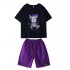 Summer Children Boy Clothes Set Kid Girl Letter Cartoon Bear Tshirts and Shorts Suiy Teenage Short Sleeve Top Bottom Outfits