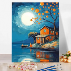 Custom Paint By Number Kits landscape figure DIY Oil Painting digital painting by numbers For Kids And Adults for home decor