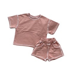 OEM Boutique cotton kids clothing sets boys clothes 7 years to 12 years girl sets boy cloths