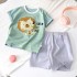 Children's short-sleeved suit summer cotton boy's clothes wholesale new girl's t-shirt summer baby children's clothing