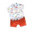 In stock Unisex Children Boys' Suits Spring Autumn Kids Clothing Sets