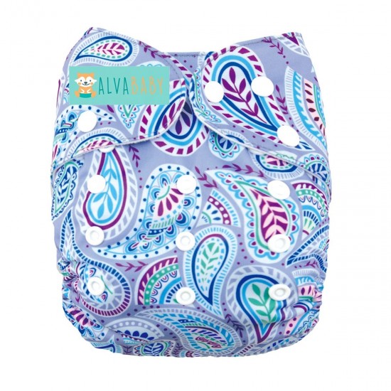 Alva Pattern Design Baby Boys Clothes Reusable Cloth Diaper Manufacturer in China