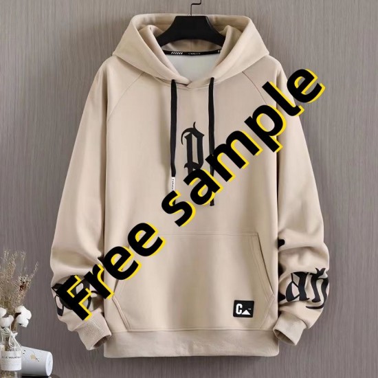 Free sample oversized heavyweight high quality 100% cotton luxury thick cotton quality men's hoodies