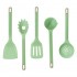 YJ Wonderful Custom 5 Pcs Kitchen Cooking Utensil Set Silicone Turner Tongs Kitchen Spoon Cooking Spatula Household Kitchenware