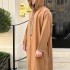 Moroccan Kaftan Men Thobe Robe with Pockets High Quality Arabic Custom Islamic Clothing Dubai Wholesale Muslim Men Thobe