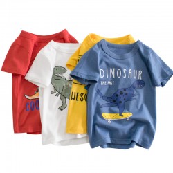 Children's Clothing 2024 Summer New Wholesale Children's Short-sleeved T-shirts And Baby Clothes for boys