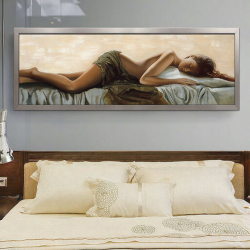 Oil Painting Style 5D Diamond Painting Hanging Bedroom Full Diamond Elegant Wall Art Sexy Figure Wall Art Painting Home Decor