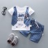 Wholesale Summer Kids Clothing Sets Boy Casual Children's Wear Toddler Boys T-shirt Shorts 2 Pieces Baby Clothes Sets