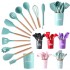 12pcs Kitchen Accessories Non Stick Nylon Silicone Kitchenware Cooking Utensils Set