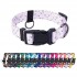 Wholesale High Quality Lovely Design Dog Collar Adjustable Double Side Print Plastic Buckle Pet Collar