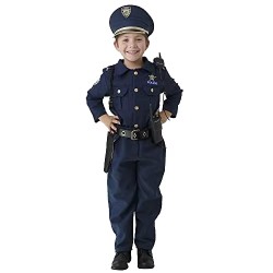 Police Costume And Cosplay Garment Suit Boy Makeup Dress Up Halloween Clothing Accessories Clothes Suit for Kids Dress