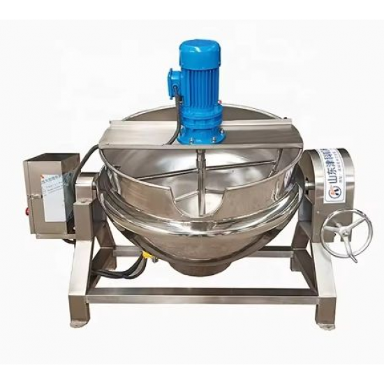 50 to 1000 Liter Gas Heating Electric Jacketed Kettle Cooking Double steam jacketed kettle Industrial Cooking Pot