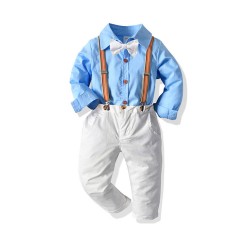 Boutique Kids' Long-Sleeve Cotton Clothing Sets for 2, 3, or 5-Year-Old Boys