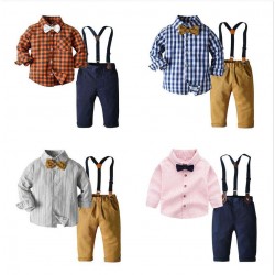 Boy Clothing Set Dress Suit Gentleman Party Wedding Handsome Kids Clothing Boys Clothes