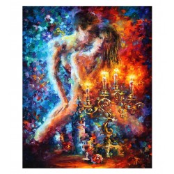 Sexy couple diy diamond painting kit diamond art round dot crystal beads painting wall art