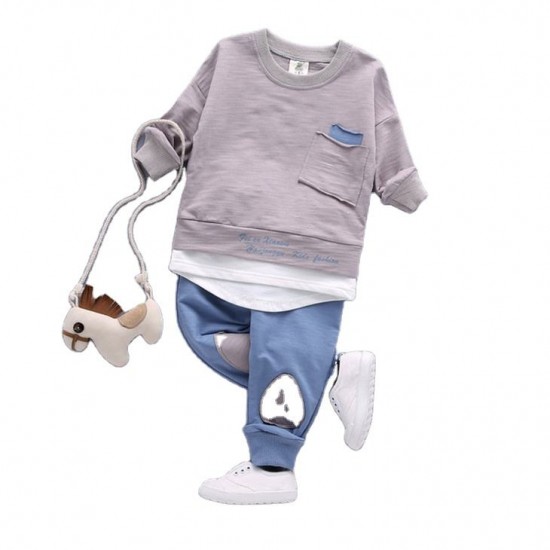 Latest design fashion kids clothes wholesale children's clothing sets kids clothing sets boy