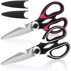 Heavy Duty Kitchen Scissors Dishwasher Safe All Purpose Utility Sharp Stainless Steel Cooking Kitchen Shears