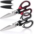 Heavy Duty Kitchen Scissors Dishwasher Safe All Purpose Utility Sharp Stainless Steel Cooking Kitchen Shears