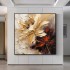 Handmade Colorful Flower Oil Painting On Canvas Wall Art Abstract Colorful Floral Art Custom Painting Living Room Home Decor