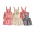 Baby Clothes Wholesale Plant Dye Natural Dye Tie Dye Cross Back Pinafore Apron Baby Frock Girl Dress