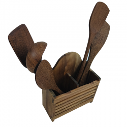 Wooden kitchenware set,bamboo kitchen cooking utensils set with holder,Kitchen Gadgets Utensil Set kitchen items kitchen product